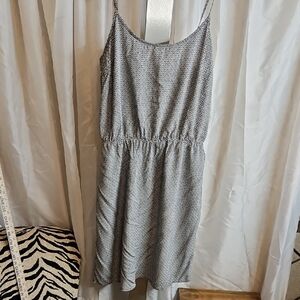 Old Navy Monochrome Patterned Midi Dress Sz Large Tall